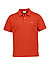 Polo-Shirt, Regular Fit, Baumwoll-Piqué, dunkelorange - dunkelorange