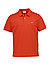 Polo-Shirt, Regular Fit, Baumwoll-Piqué, dunkelorange - dunkelorange