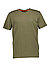T-Shirt Tegood, Baumwolle, moosgrün - moosgrün