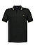 Polo-Shirt, Baumwoll-Piqué, dunkelgrün - dunkelgrün-ecru-grün