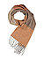 Schal, Reines Kaschmir, orange-greige - orange-grau-braun