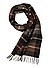 Schal, Reines Kaschmir, braun-schwarz kariert - braun-schwarz