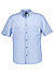Kurzarmhemd, Regular Fit, Tencel-Baumwolle, bleu - bleu