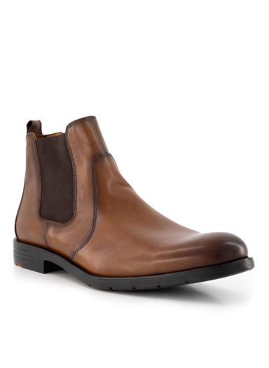 Chelsea Boots Eezy, Leder, braun