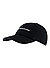 Cap, Baumwolle, schwarz - schwarz