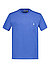 T-Shirt, Classic Fit, Baumwolle, blau - blau