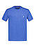 T-Shirt, Classic Fit, Baumwolle, blau - blau