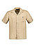 Kurzarmhemd, Classic Fit, Reines Leinen, beige - beige