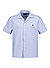 Kurzarmhemd, Classic Fit, Baumwolle, blau - blau