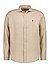 Hemd, Custom Fit, Reines Leinen, beige - beige