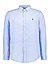 Hemd, Custom Fit, Reines Leinen, blau - blau