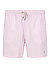 Badeshorts, Baumwoll-Stretch, rosa-weiß gestreift - rosa-weiß