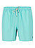 Badeshorts, Mikrofaser-Stretch, türkis - türkis