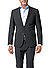 Sakko, Slim Fit, Schurwoll-Stretch, dunkelgrau - dunkelgrau