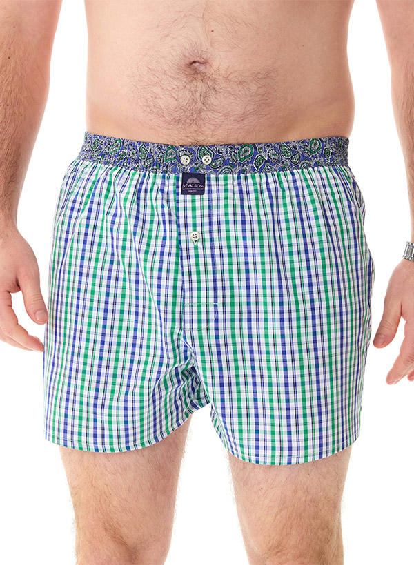 MC ALSON Boxershorts 5203/blau-grün