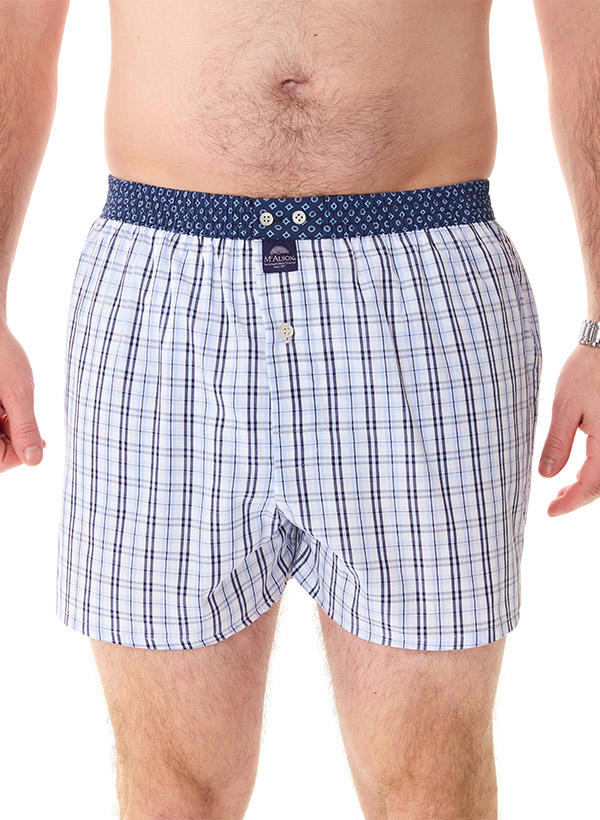 MC ALSON Boxershorts 5209/weiß-blau