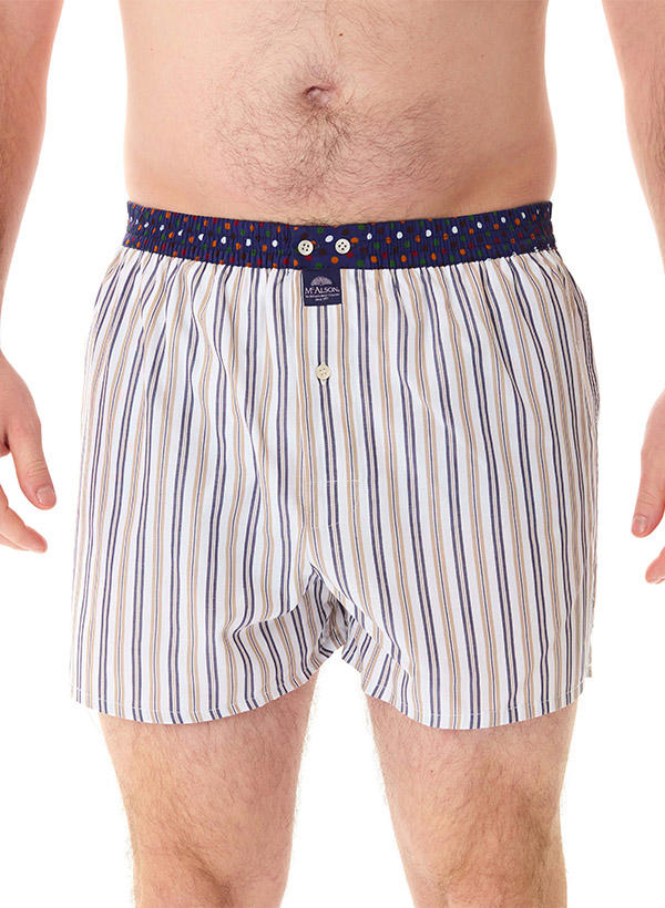MC ALSON Boxershorts 5210/weiß-dunkelblau Image 0