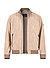 Lederblouson Byll, Ziegenvelours, beige - beige