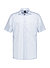 Kurzarmhemd, Modern Fit, Baumwolle, hellblau gemustert - hellblau
