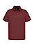Polo-Shirt Timo, Regular Fit, Baumwoll-Piqué, rotbraun - bordeaux