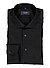 Hemd, Tailored Fit, Baumwolle, schwarz - schwarz