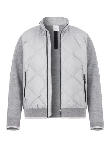 Strickjacke Zisco, Wolle Daune, grau