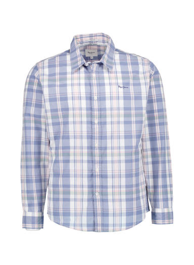 Hemd  Crisler, Regular Fit, Baumwolle, blau kariert