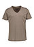 T-Shirt, Baumwolle, khaki - khaki