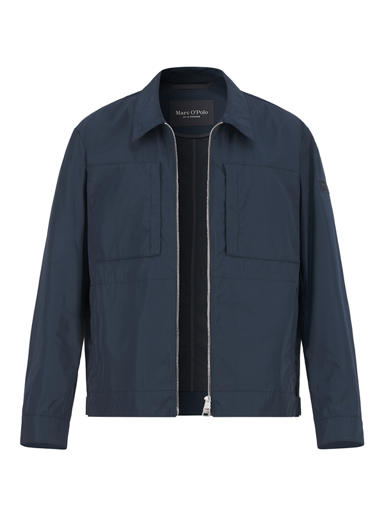 Fieldjacket, Mikrofaser ungefüttert, navy