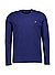 Longsleeve, Shaped Fit, Bio Baumwolle, navy - navy