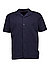 Kurzarmhemd, Regular Fit, Seersucker, dunkelblau - dunkelblau