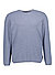 Pullover, Bio Baumwolle, blau - blau