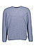 Pullover, Bio Baumwolle, blau - blau