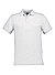 Polo-Shirt, Slim Fit, Baumwoll-Piqué, perlgrau meliert - perlgrau