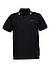 Polo-Shirt, Baumwoll-Piqué, schwarz - schwarz