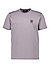 T-Shirt, Baumwolle, grau - tornado grey