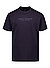 T-Shirt, Regular Fit, Baumwolle, navy - navy