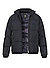 Daunenjacke, Mikrofaser, navy - navy