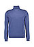 Rollkragenpullover Gordon-6, Schurwolle, blau - blau