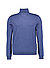 Rollkragenpullover Gordon-6, Schurwolle, blau - blau