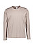Longsleeve Arvid, Baumwoll-Jersey, greige - greige