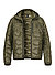 Daunenjacke, Mikrofaser wasserabweisend, khaki - khaki