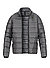 Daunenjacke, Nylon, grau - grau