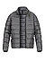 Daunenjacke, Nylon, grau - grau