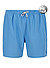 Badeshorts, Big&Tall, Mikrofaser-Stretch, hellblau - hellblau