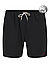 Badeshorts, Big&Tall, Mikrofaser-Stretch, schwarz - schwarz
