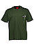 T-Shirt Dargentee, Baumwolle, dunkelgrün - dunkelgrün