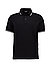 Polo-Shirt, Baumwoll-Piqué, schwarz - schwarz
