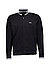 Sweatjacke Zone, Baumwolle, schwarz - schwarz