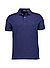Polo-Shirt, Custom Slim Fit, Baumwoll-Piqué, navy - navy-rot